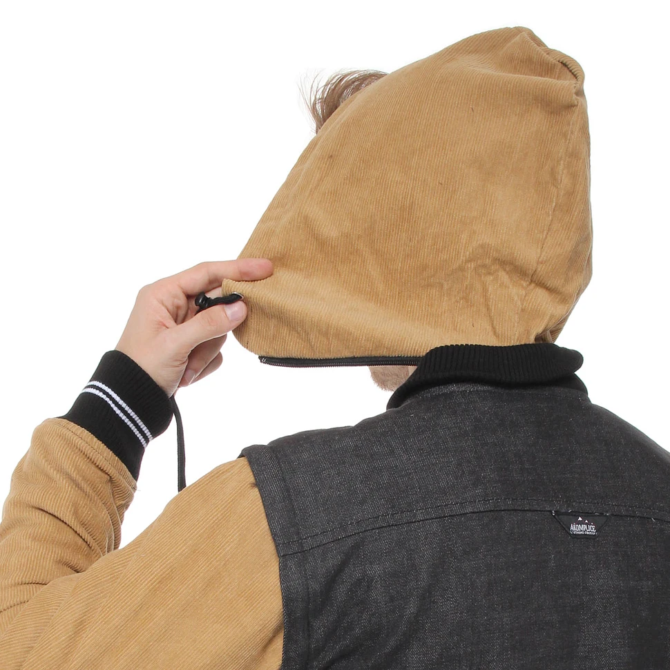 Akomplice - Cord Hooded Varsity Jacket