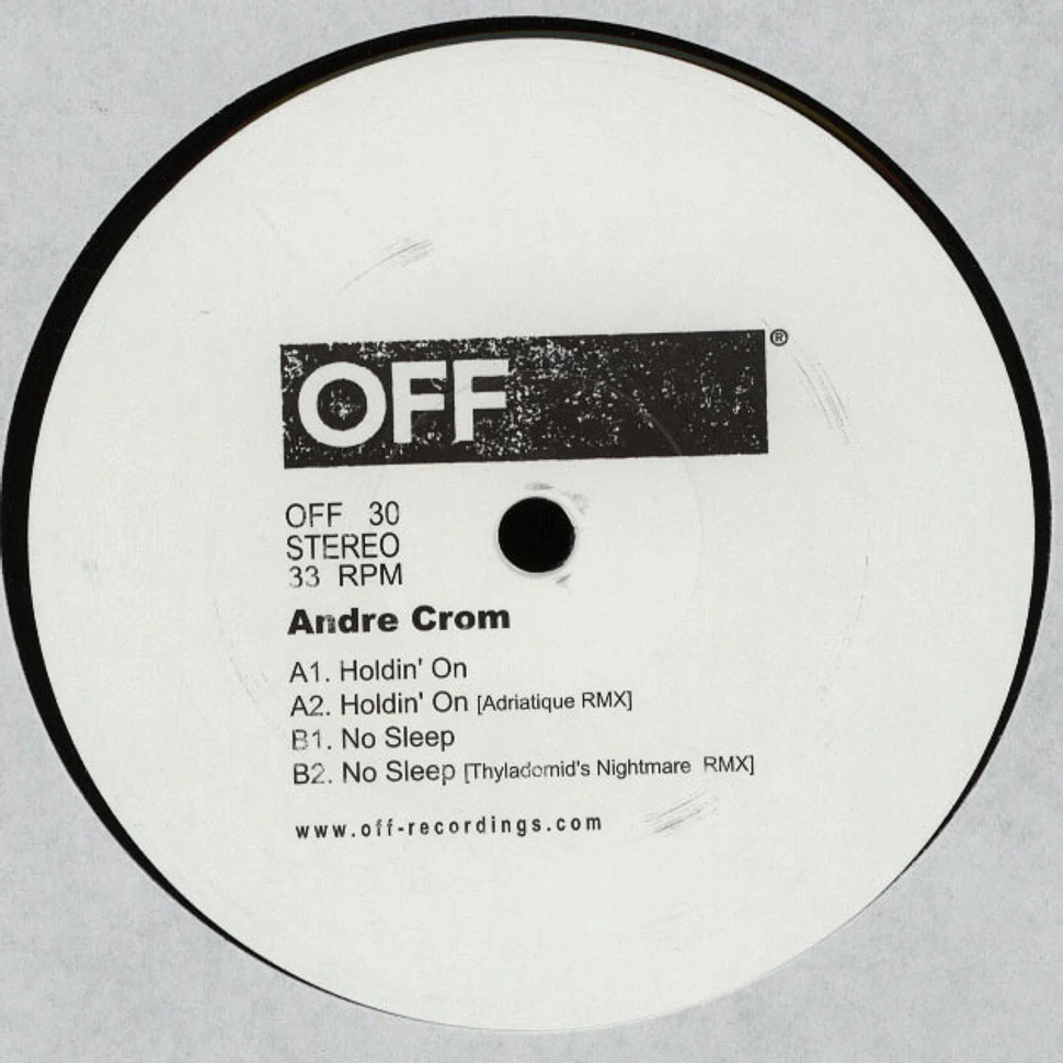 Andre Crom - Holdin On EP