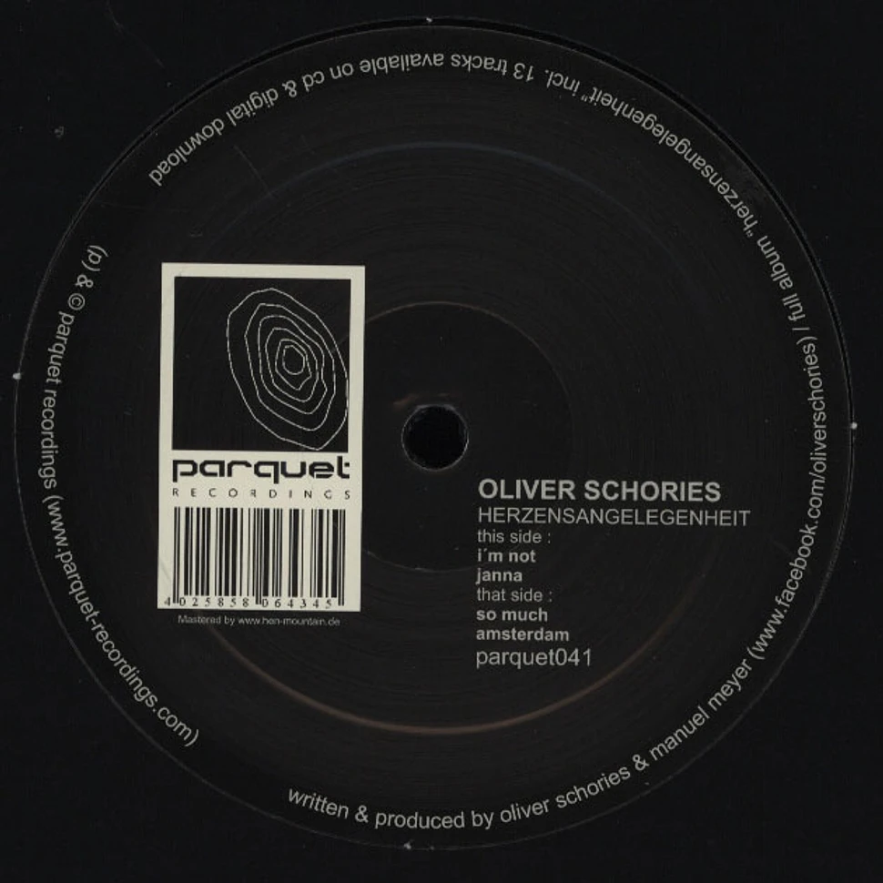 Oliver Schories - Herzensangelegenheit EP