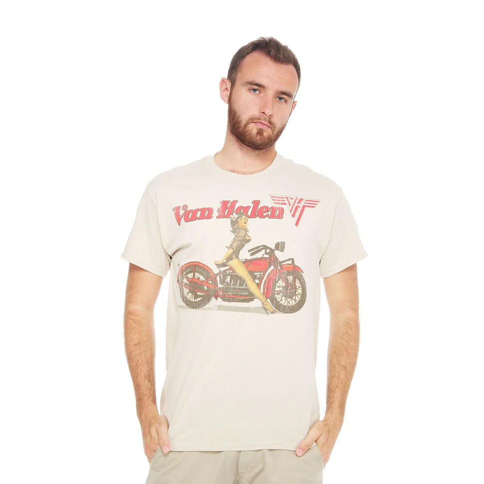 Van Halen - Biker Pin Up T-Shirt