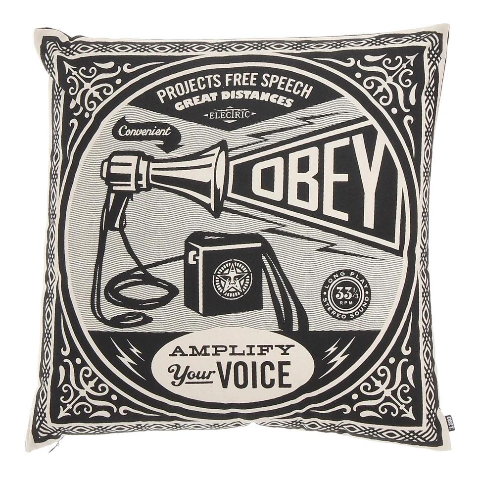 Obey - Free Speech Pillow