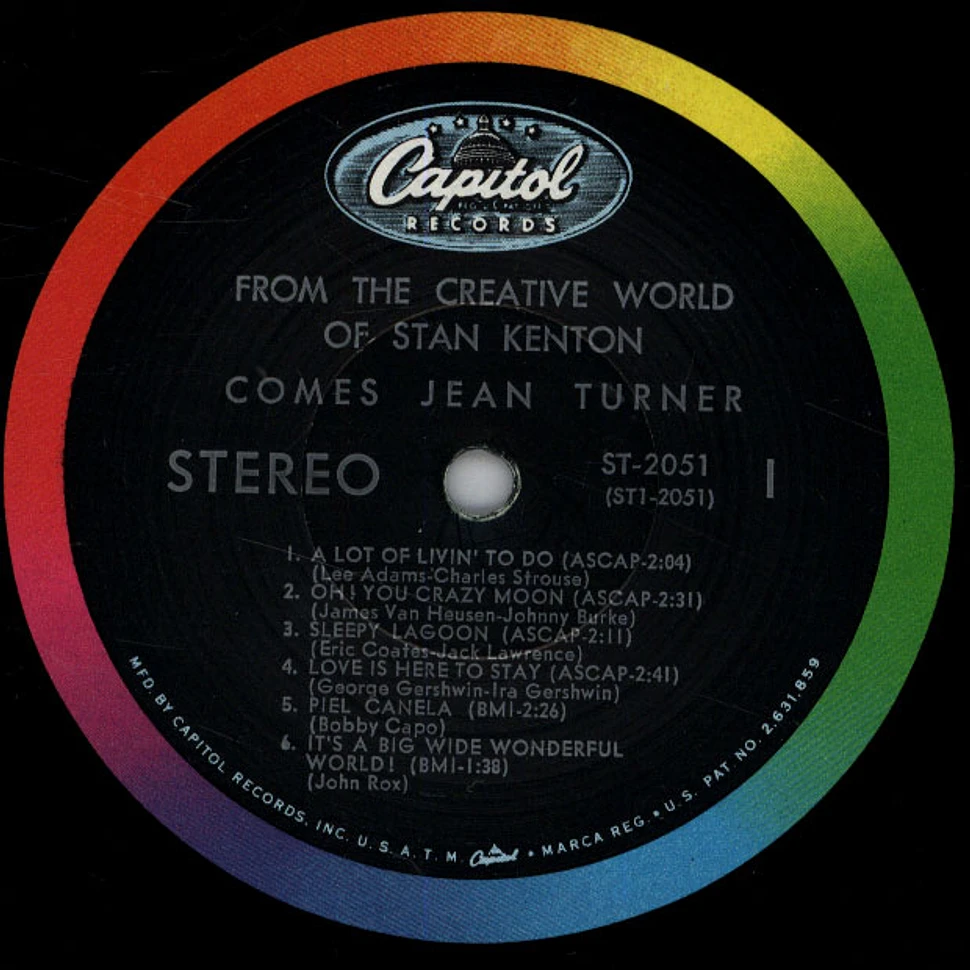 Stan Kenton & Jean Turner - From The Creative World Of Stan Kenton Comes The Exciting New Voice Of Jean Turner