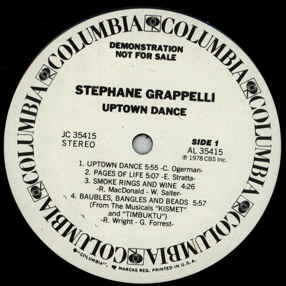 Stéphane Grappelli - Uptown Dance