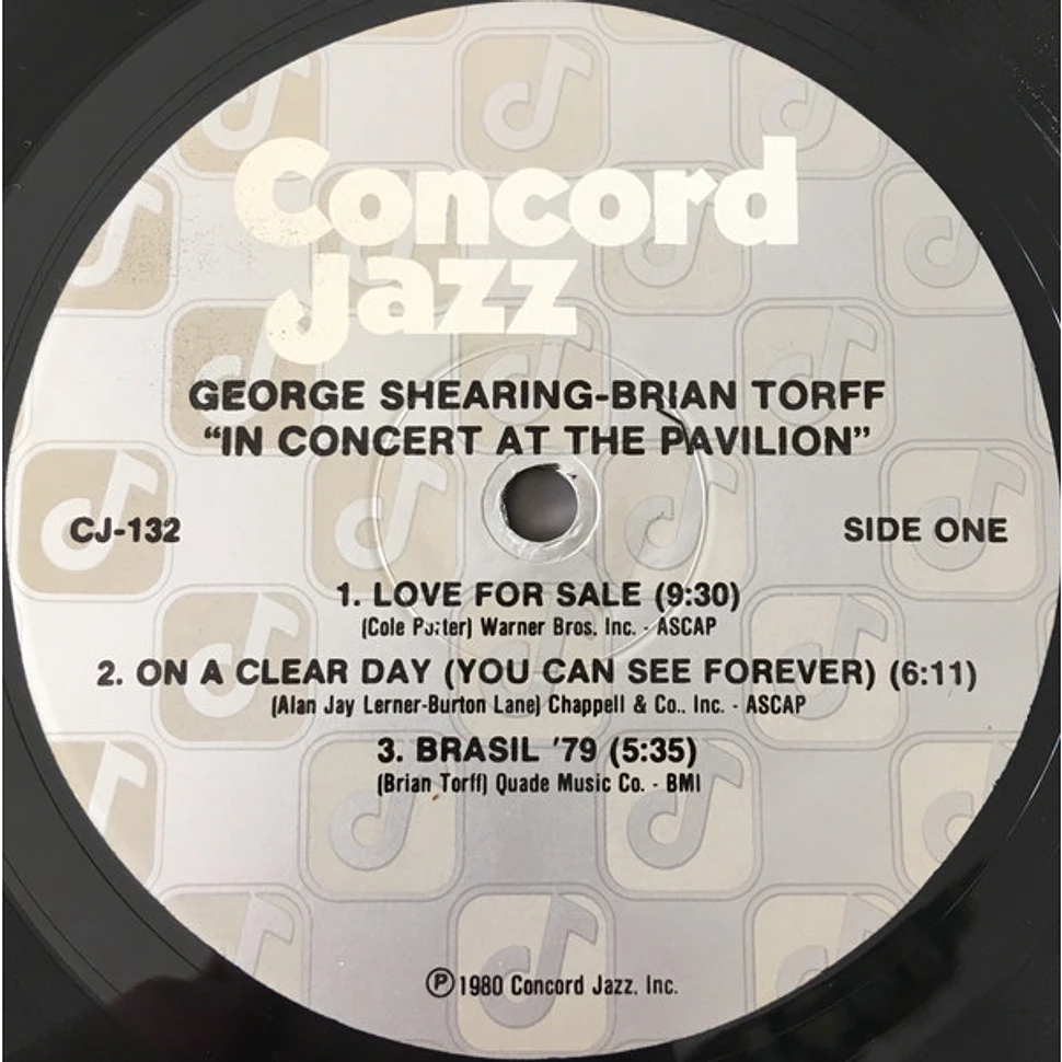 George Shearing & Brian Torff - On A Clear Day