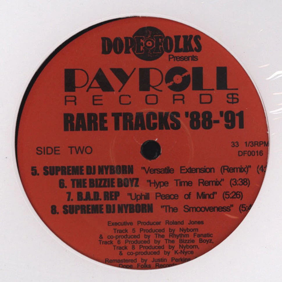 V.A. - Payroll Records: Rare Tracks '88-'91