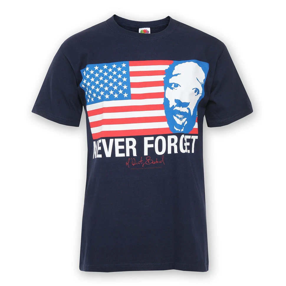 Ol Dirty Bastard - Never Forget Flag T-Shirt