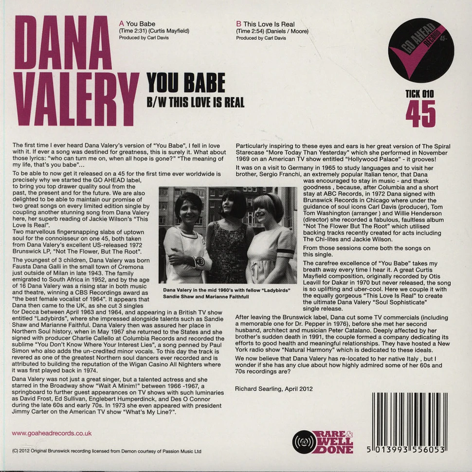 Dana Valery - You Babe