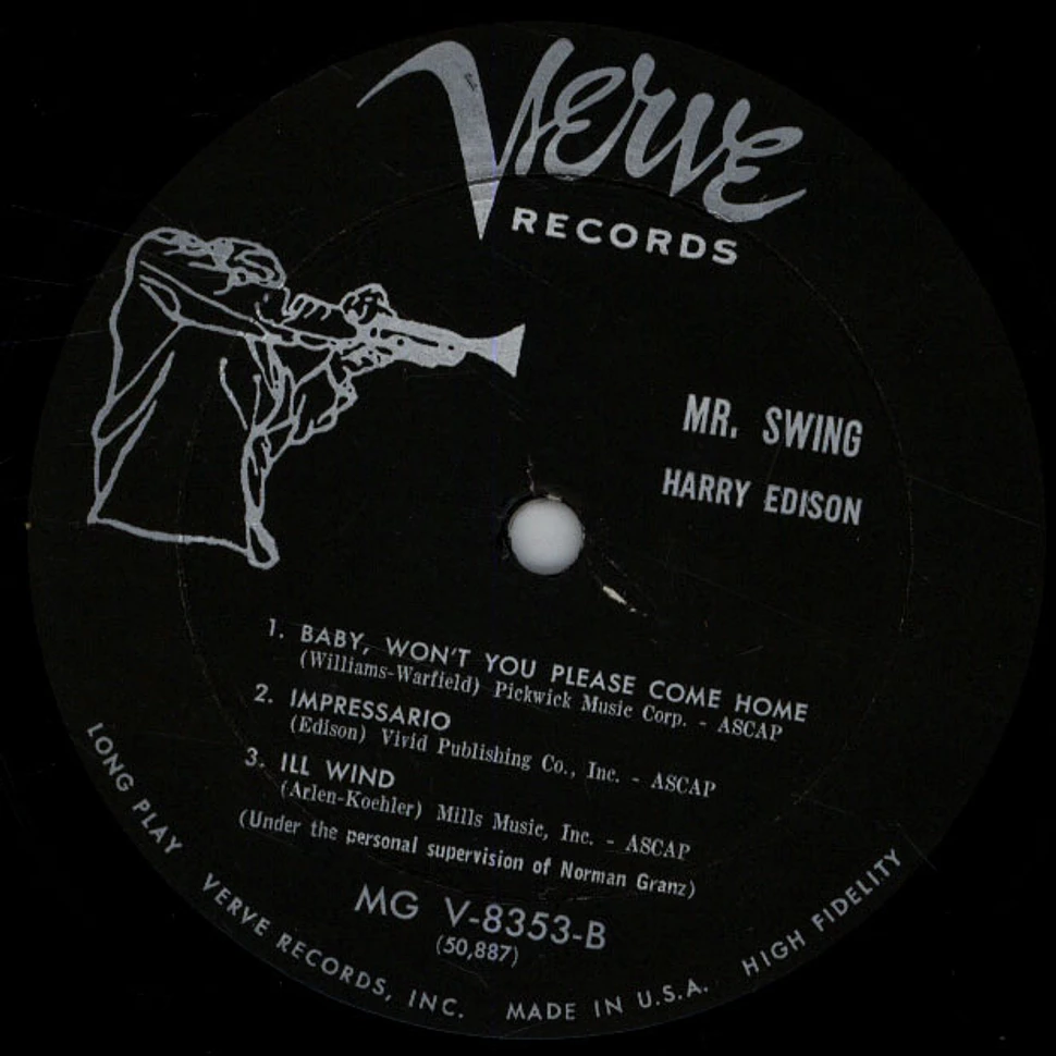 Harry Edison - Mr. Swing