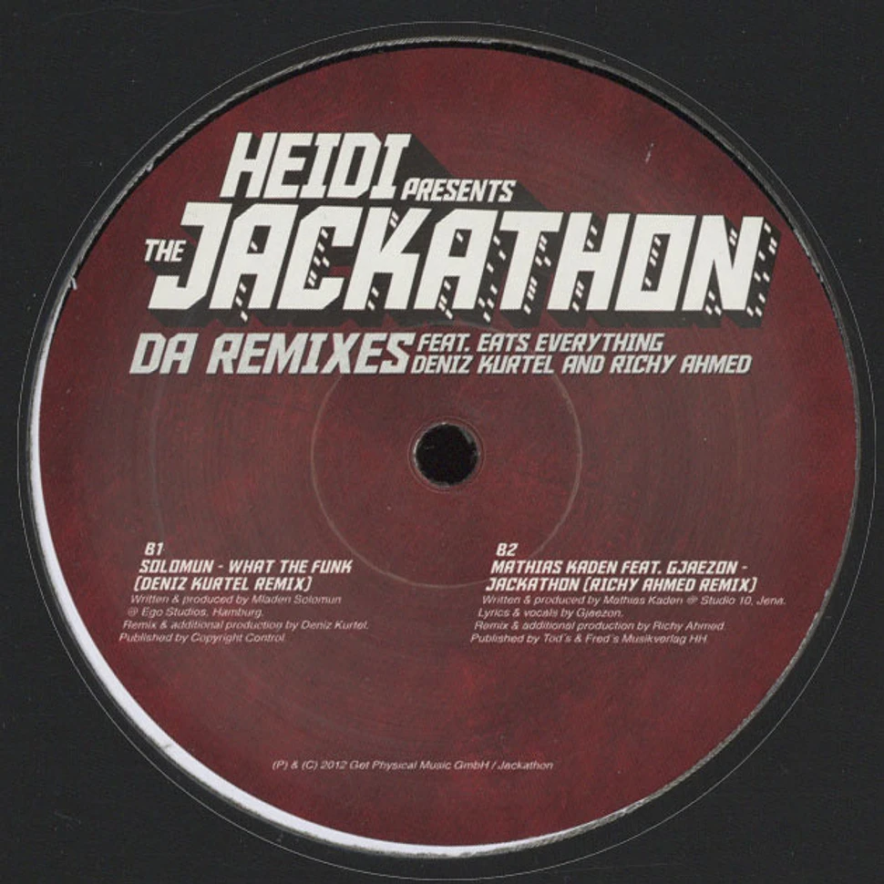 Heidi presents - The Jackathon Remixes