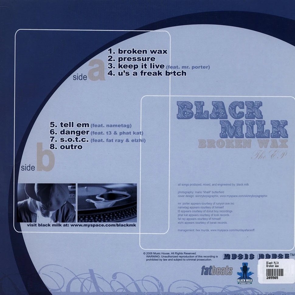 Black Milk - Broken Wax: The EP