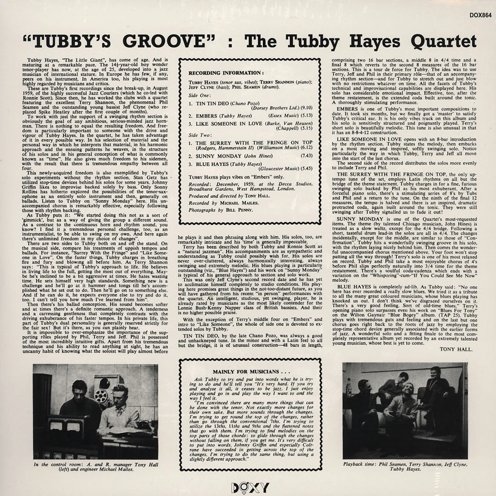 Tubby Hayes Quartet - Tubby's Groove
