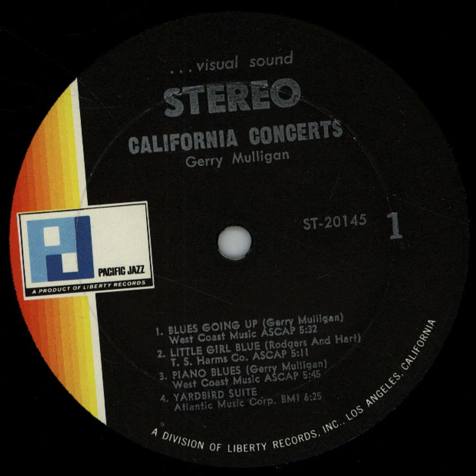 Gerry Mulligan - California Concerts