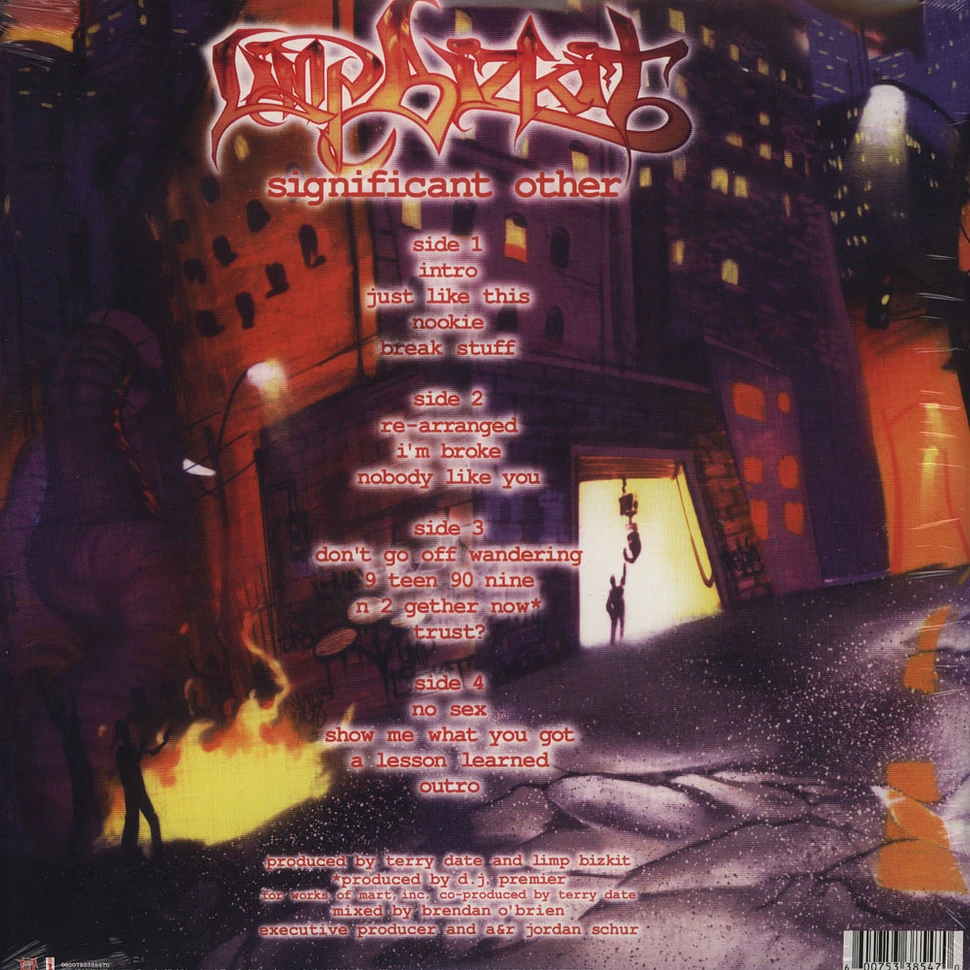 Limp Bizkit - Significant Other - Vinyl 2LP - 1999 - UK - Reissue