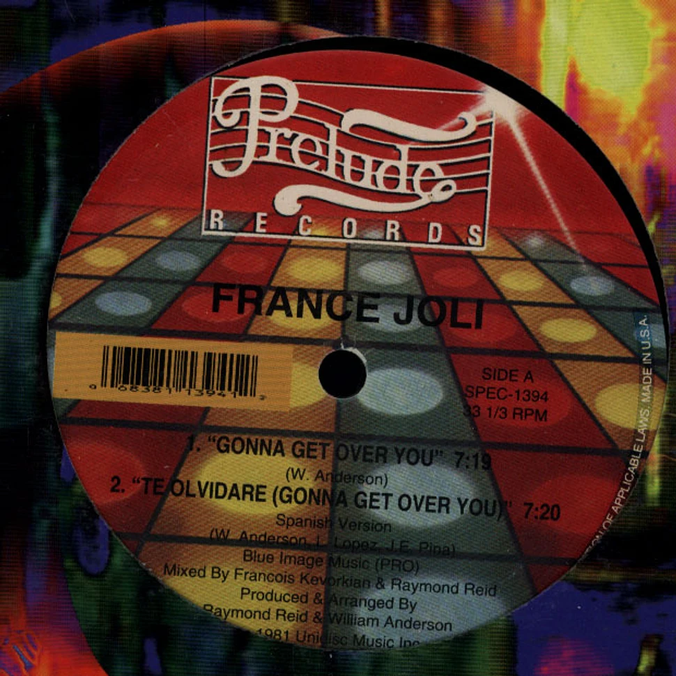 France Joli - Gonna Get Over You / Te Olividare (Gonna Get Over You) (Spanish Version) / I Wanna Take A Chance On Love