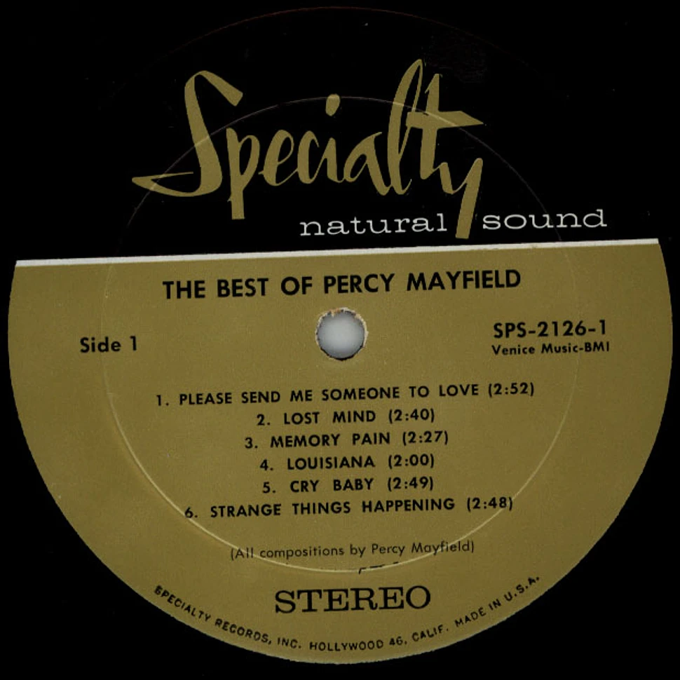 Percy Mayfield - The Best Of Percy Mayfield