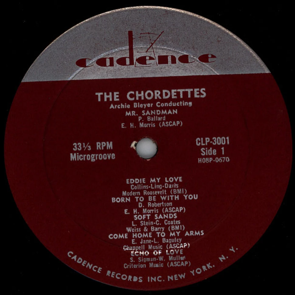 The Chordettes - Just Between You And Me