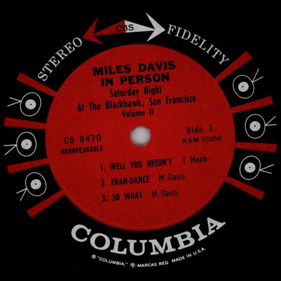 Miles Davis - In Person, Saturday Night At The Blackhawk, San Francisco, Volume II