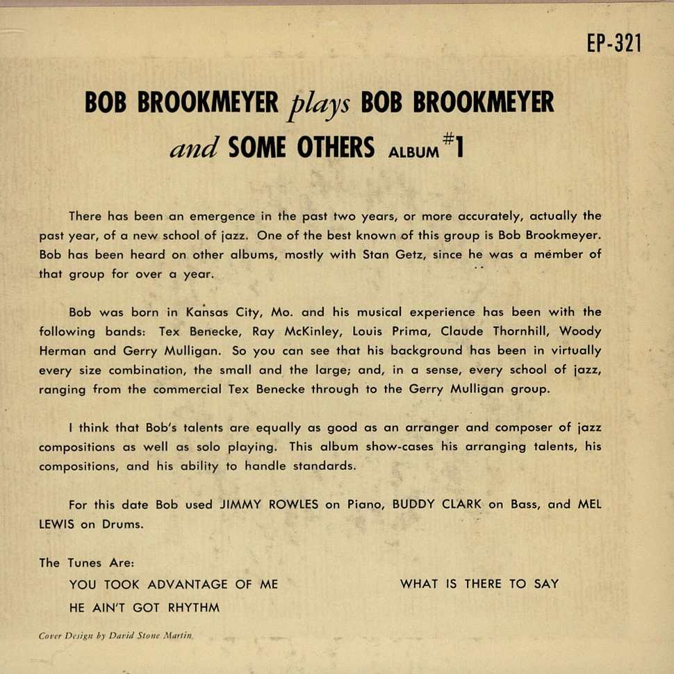 Bob Brookmeyer - Bob Brookmeyer Plays Bob Brookmeyer And Some Others #1