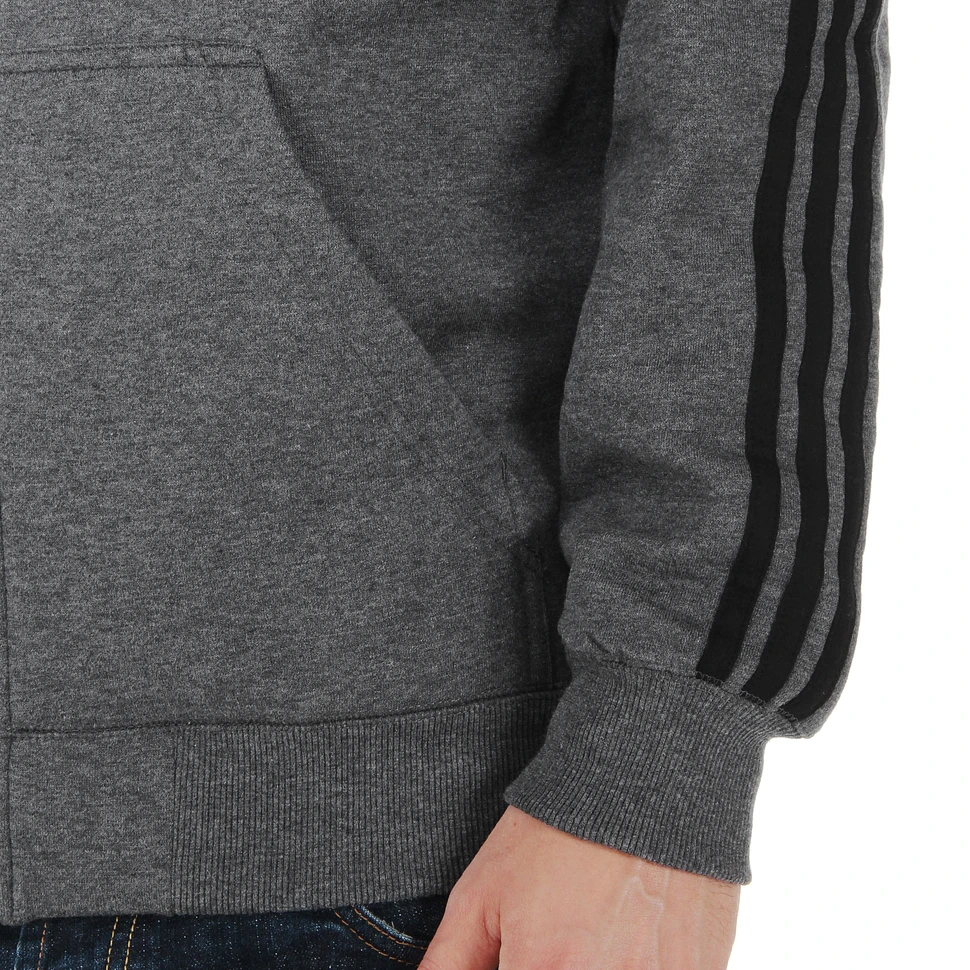 adidas - Casual Flock Zip-Up Hoodie