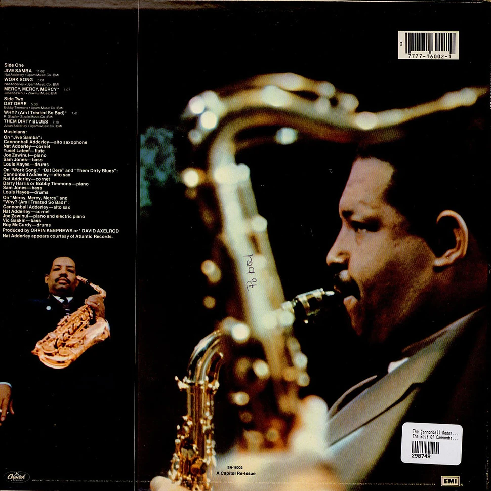 The Cannonball Adderley Quintet - The Best Of Cannonball Adderley