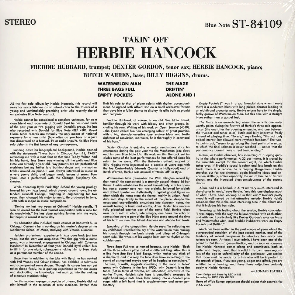 Herbie Hancock - Takin’ Off