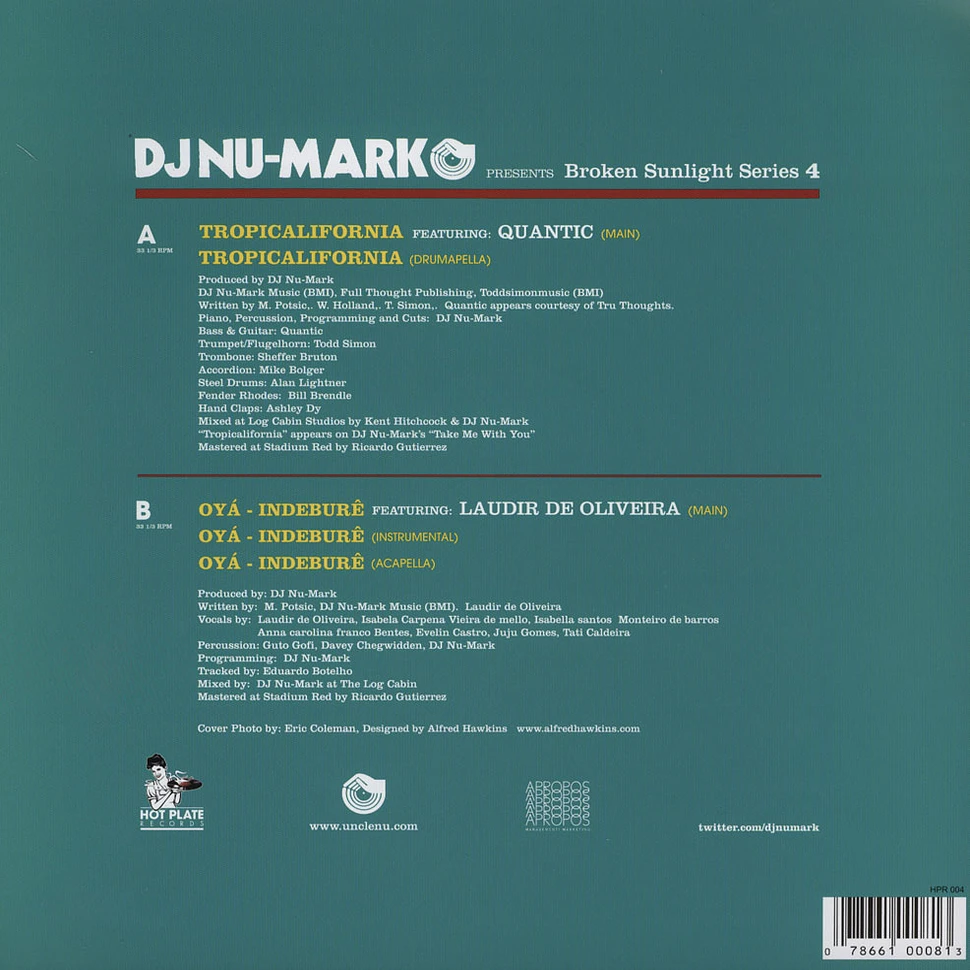 DJ Nu-Mark - Broken Sunlight Series #4 Colored Edition