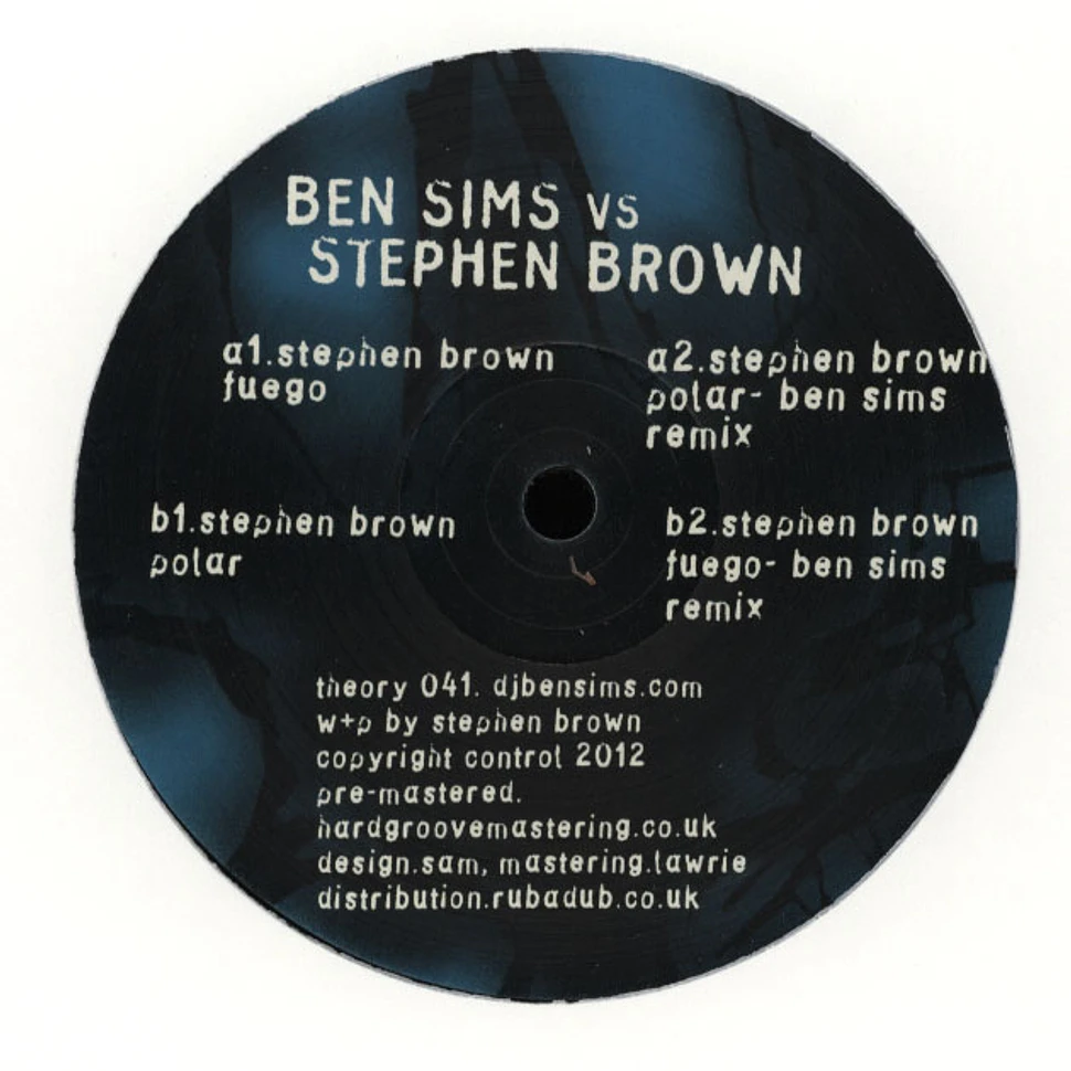 Ben Sims vs Stephen Brown - Fuego