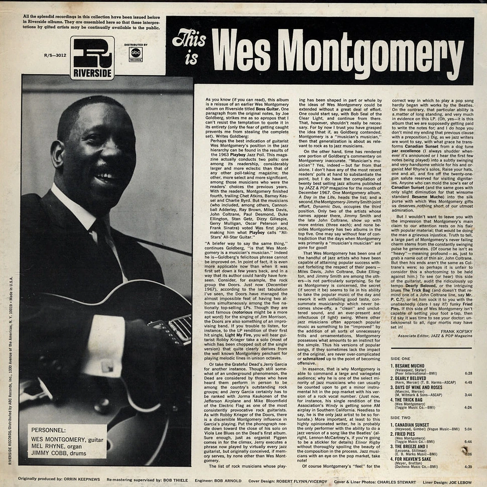 Wes Montgomery - This Is Wes Montgomery