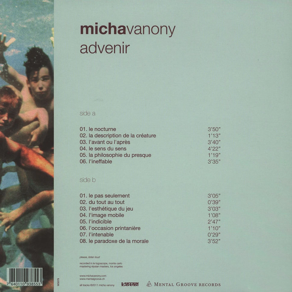 Micha Vanony - Advenir
