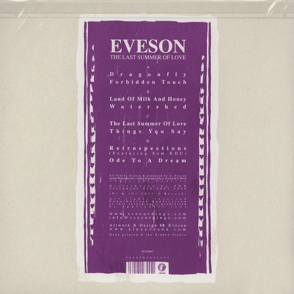Eveson - The Last Summer Of Love