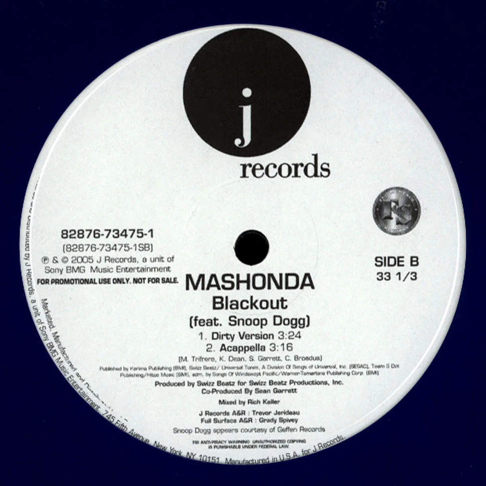 Mashonda - Blackout