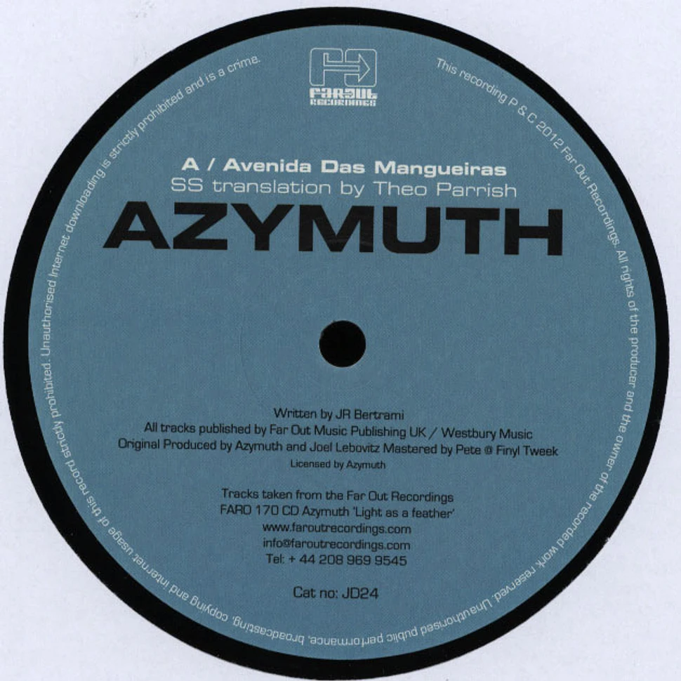 Azymuth - Avenida Das Mangueiras Theo Parrish Remix