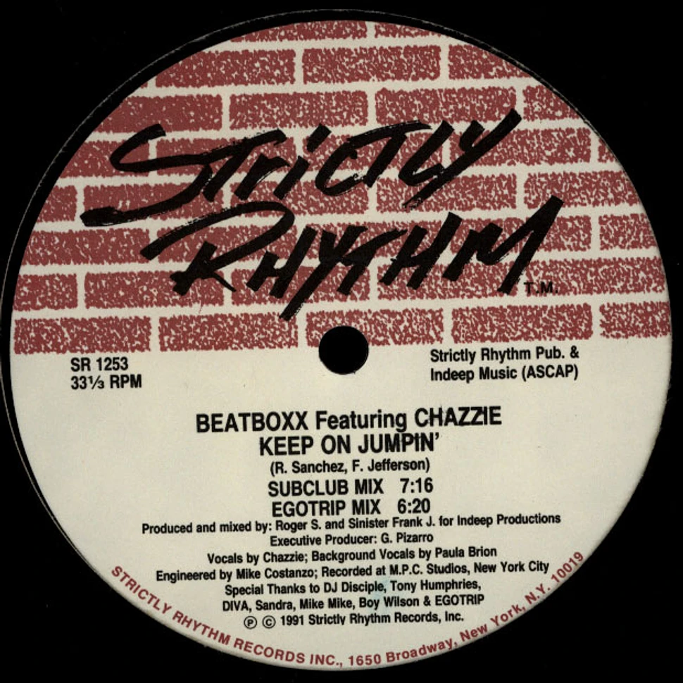 Beatboxx Featuring Chazzie - Keep On Jumpin'