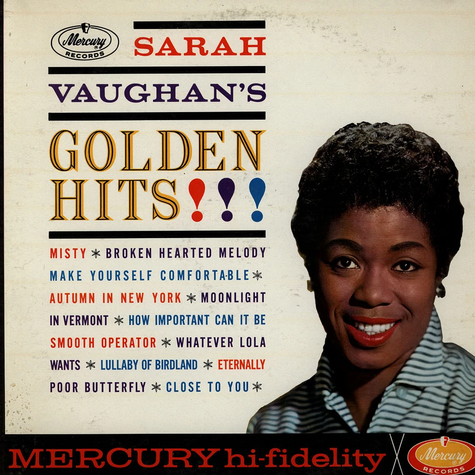 Sarah Vaughan - Sarah Vaughan's Golden Hits!!!