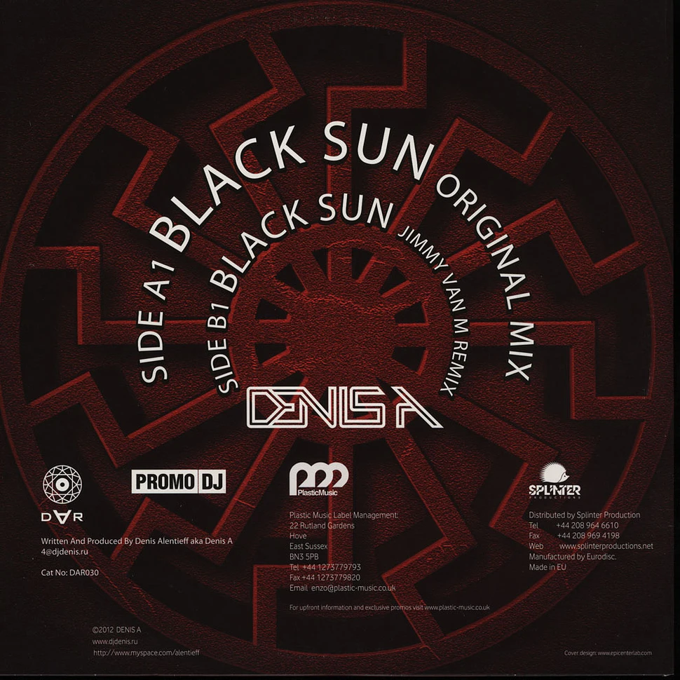 Denis A - Black Sun