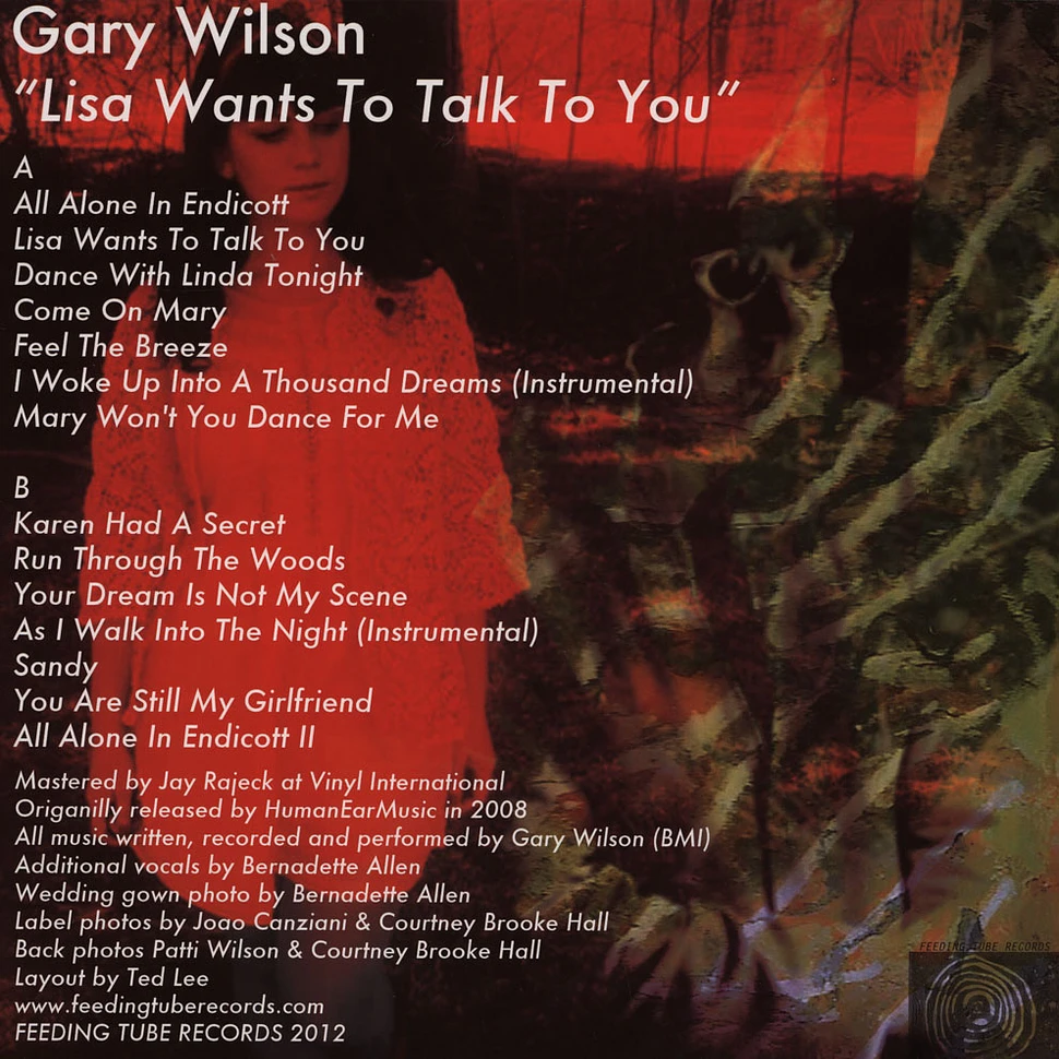 Gary Wilson - Lisa Wants To Talk To You