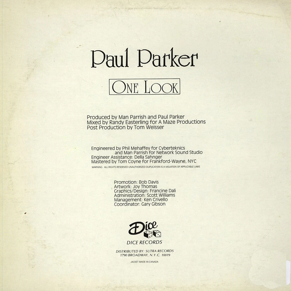 Paul Parker - One Look