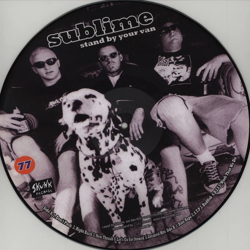 Sublime - Stand By Your Van Picture Disc