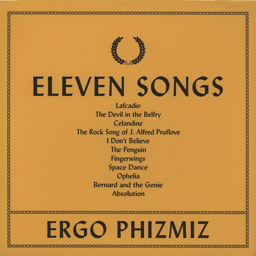 Ergo Phizmiz - Eleven Songs