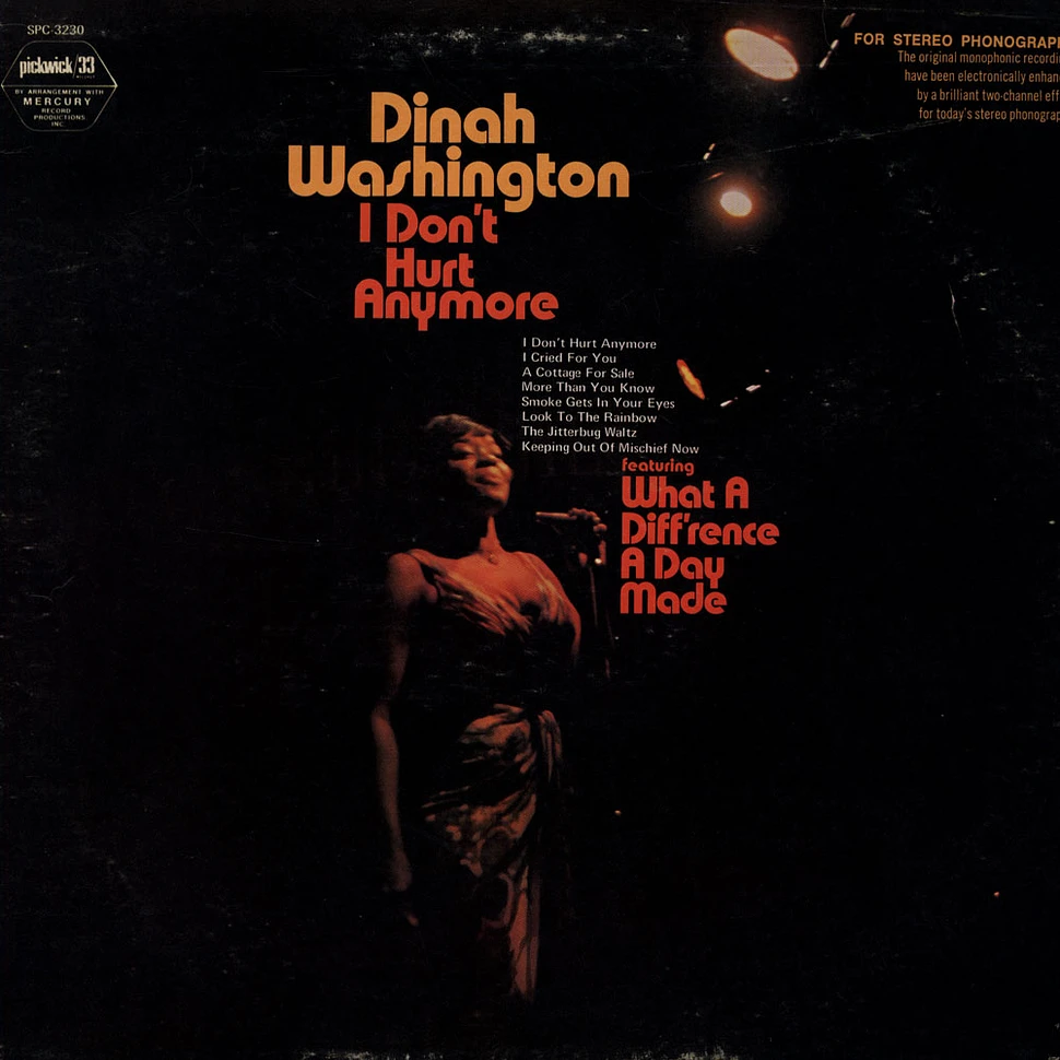 Dinah Washington - I Don't Hurt Anymore