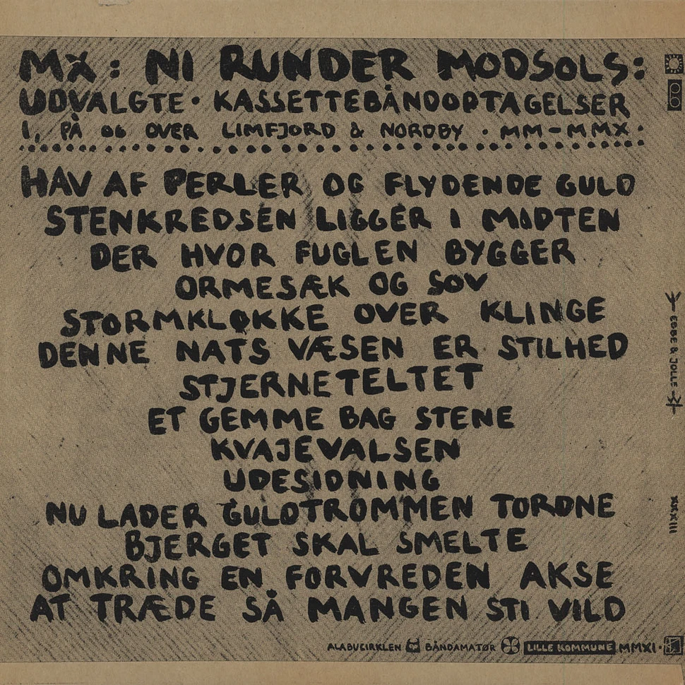 Ni Runder Modsols - MX: Antologi