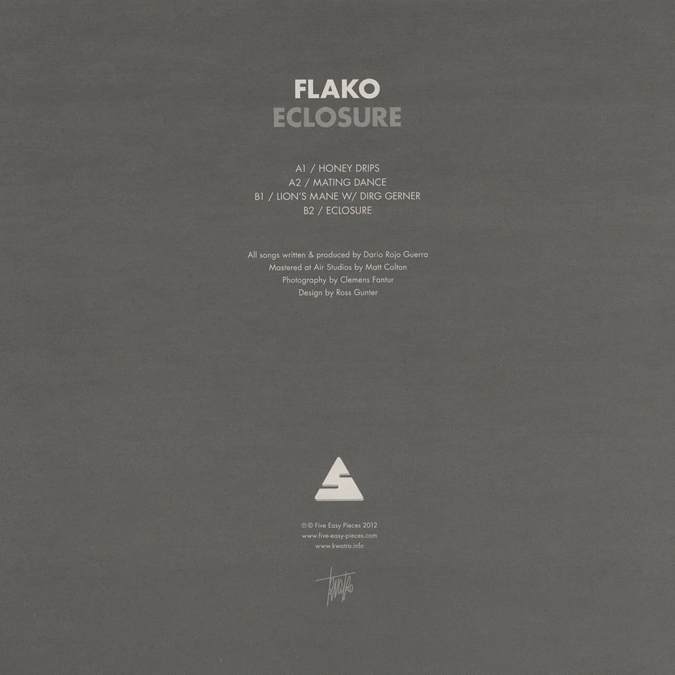 Flako - Eclosure Black Vinyl Version