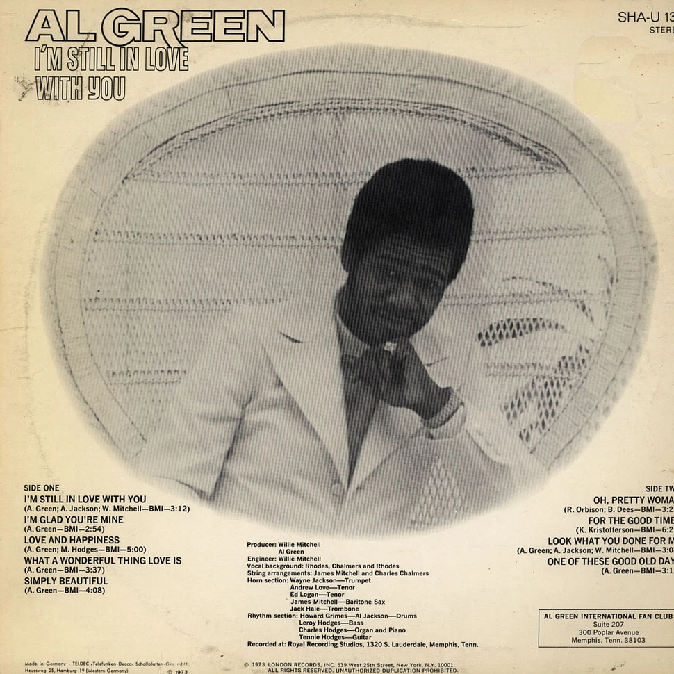 Al Green - I'm Still In Love With You