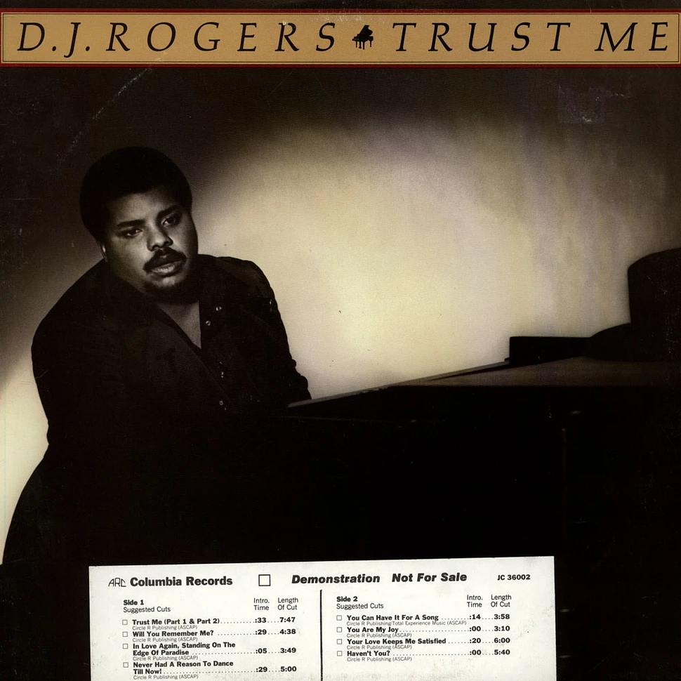 D. J. Rogers - Trust Me