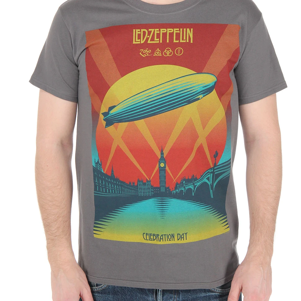 Led Zeppelin - Vintage Borderless T-Shirt