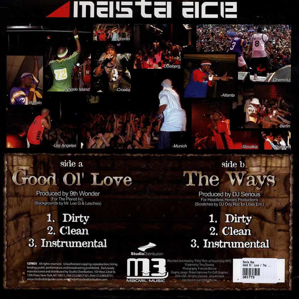Masta Ace - Good Ol' Love / The Ways