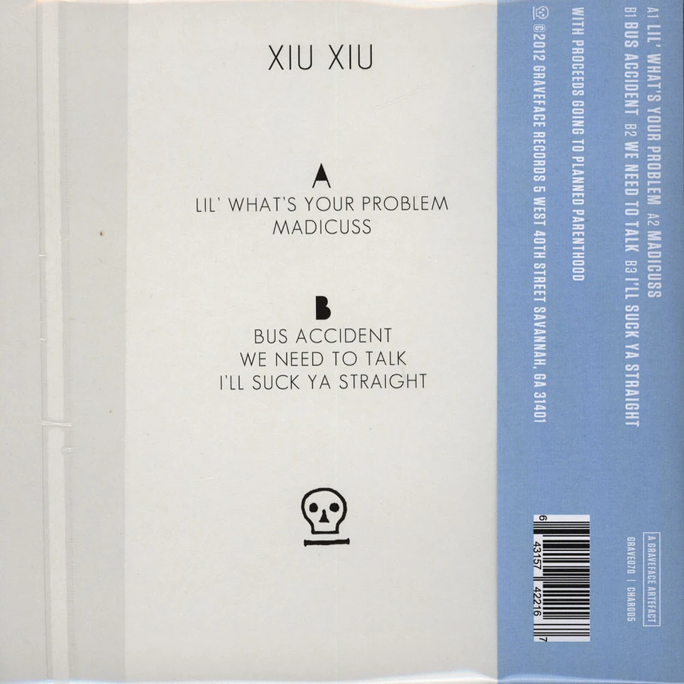 Xiu Xiu - Graveface Charity Series 005