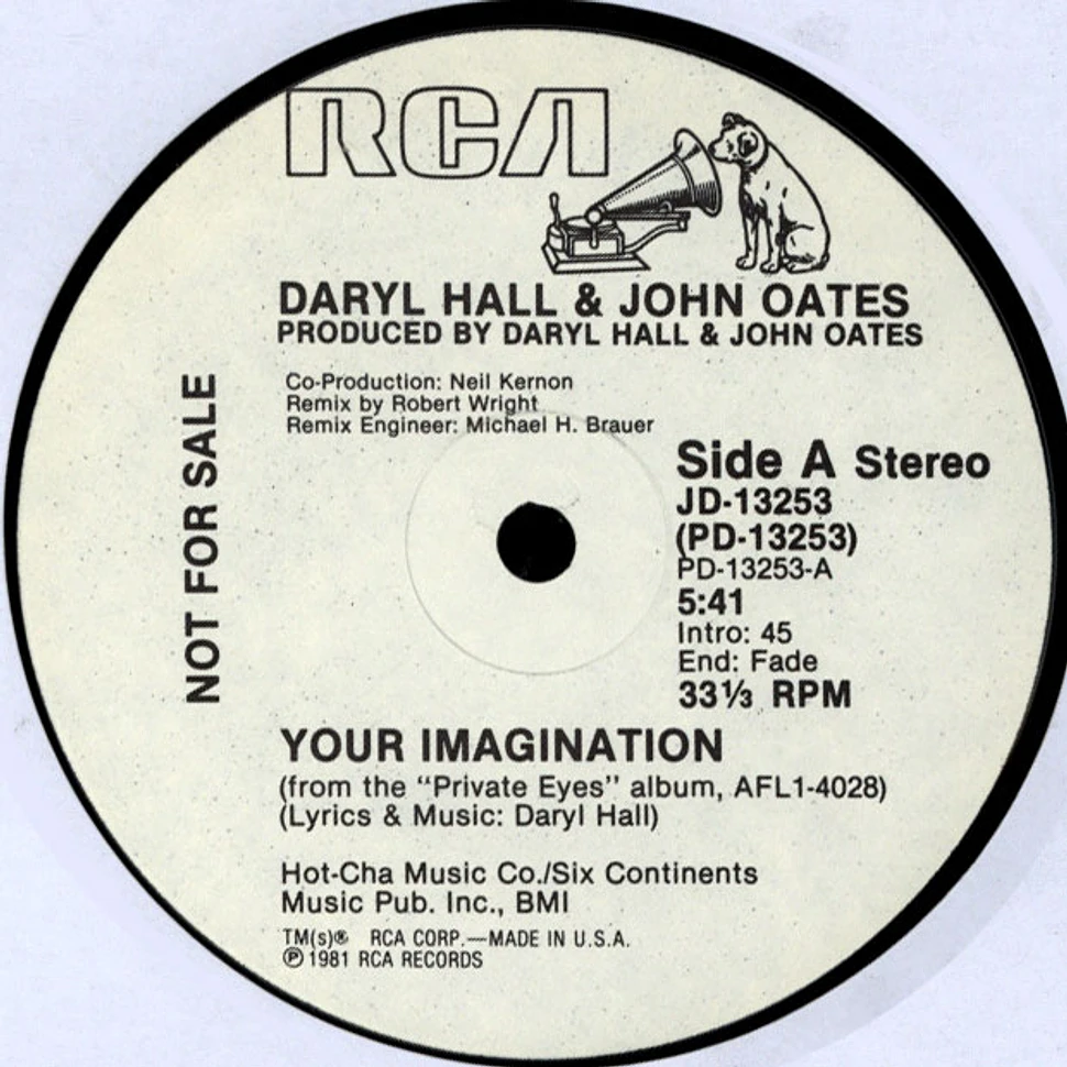 Daryl Hall & John Oates - Your Imagination