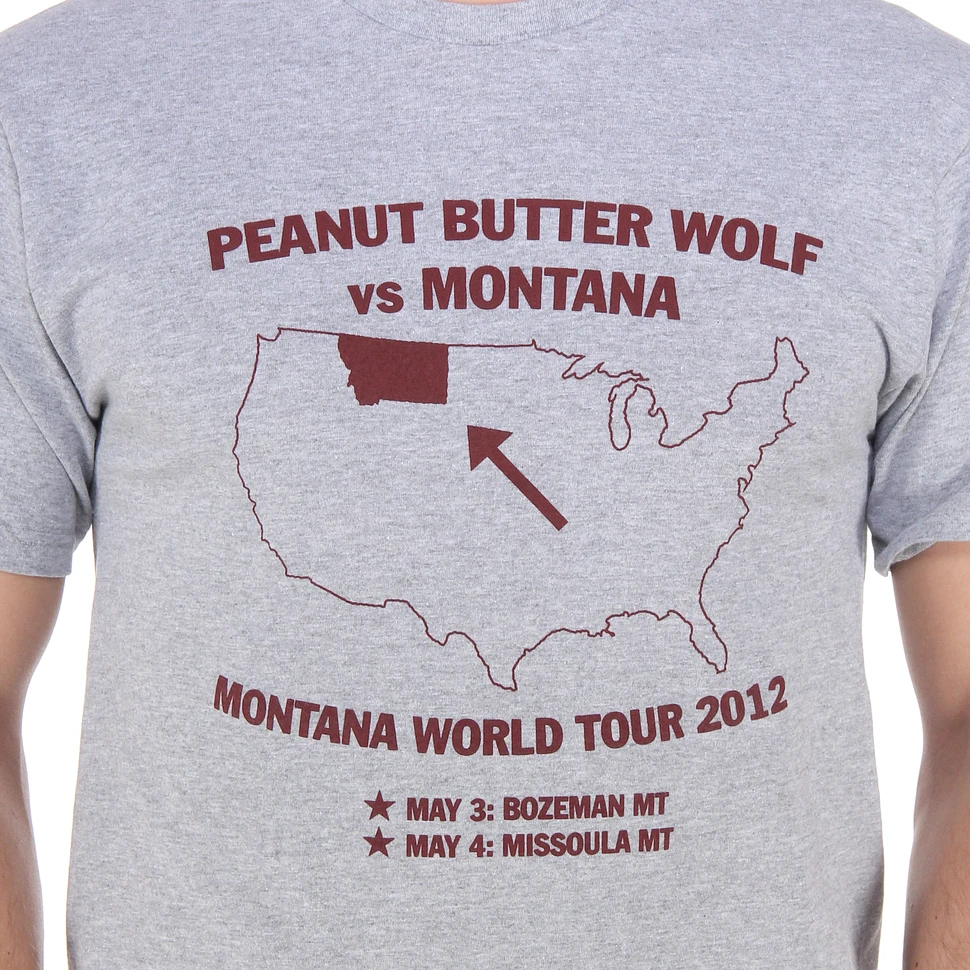 Peanut Butter Wolf - PBW World Tour T-Shirt