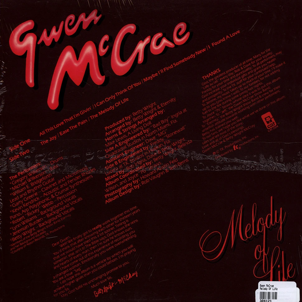 Gwen McCrae - Melody Of Life